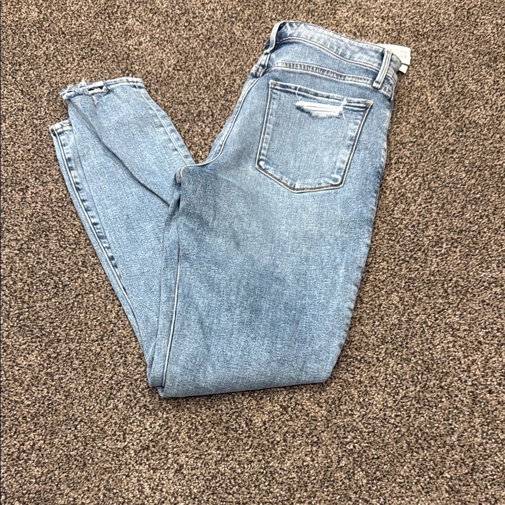 Abercrombie & Fitch Blue Skinny Jeans Light Wash
